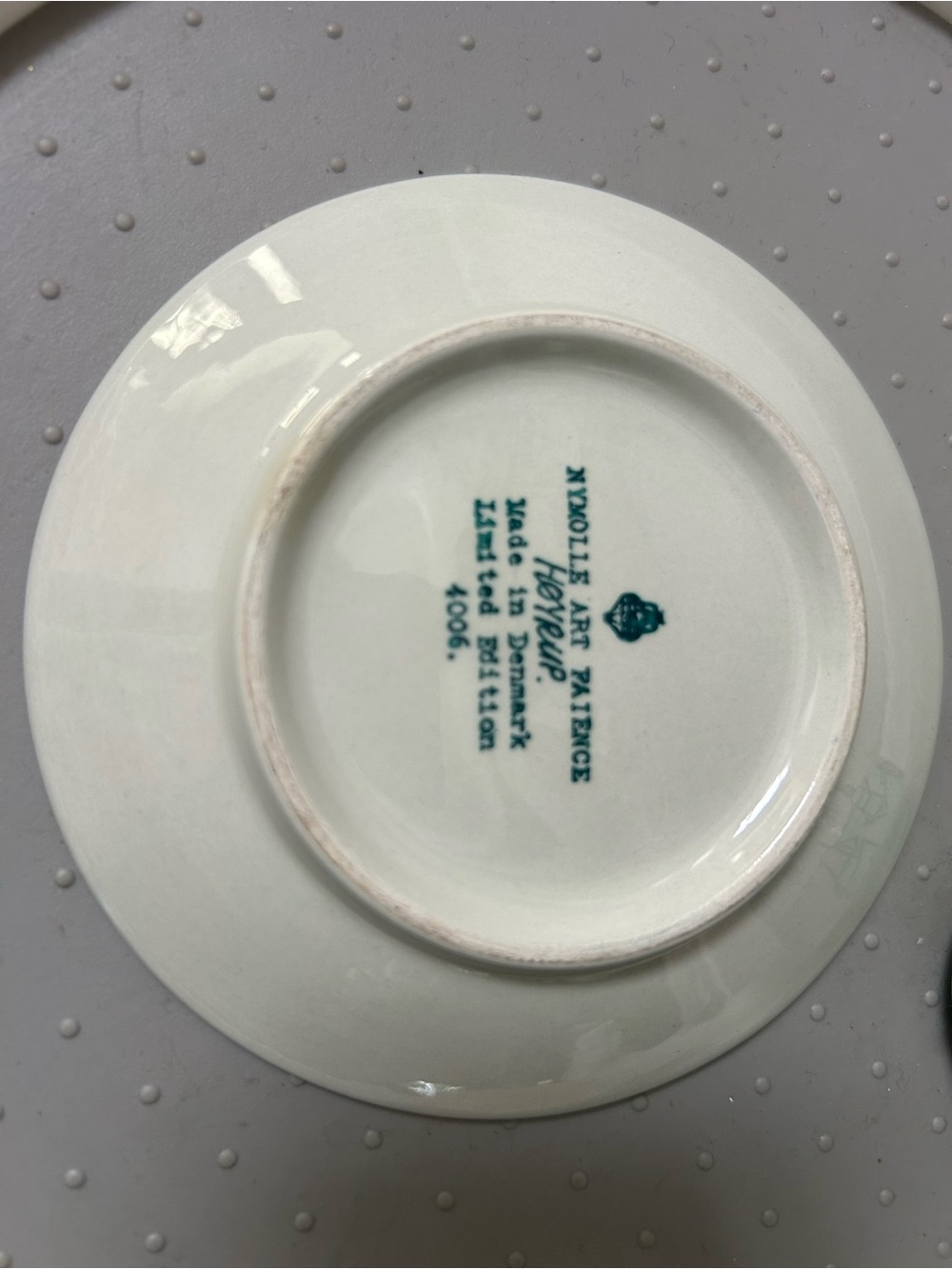 MCM Denmark Demitasse Cup Harbor Coastal Scene Ceramic Espresso Saucer Coffee - Picture 6 of 12